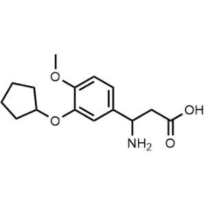 3-Amino-3-(3-(cyclopentyloxy)-4-methoxyphenyl)propanoic acid|CS-1344325
