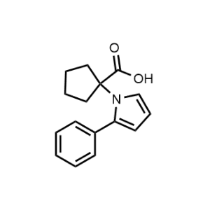 1-(2-Phenyl-1H-pyrrol-1-yl)cyclopentane-1-carboxylic acid|CS-1344331