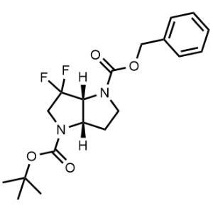 4-Benzyl 1-(tert-butyl) (3aR,6aS)-3,3-difluorohexahydropyrrolo[3,2-b]pyrrole-1,4-dicarboxylate|CS-1344337