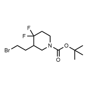 tert-Butyl 3-(2-bromoethyl)-4,4-difluoropiperidine-1-carboxylate|CS-1344386