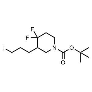 tert-Butyl 4,4-difluoro-3-(3-iodopropyl)piperidine-1-carboxylate|CS-1344387