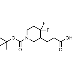 3-(1-(tert-Butoxycarbonyl)-4,4-difluoropiperidin-3-yl)propanoic acid|CS-1344388