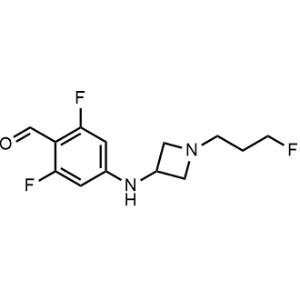 2,6-Difluoro-4-((1-(3-fluoropropyl)azetidin-3-yl)amino)benzaldehyde|CS-1344393