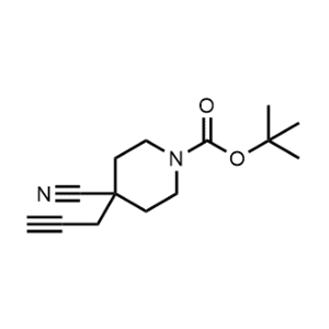tert-Butyl 4-cyano-4-(prop-2-yn-1-yl)piperidine-1-carboxylate|CS-1344394