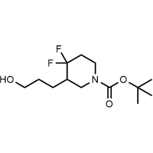 tert-Butyl 4,4-difluoro-3-(3-hydroxypropyl)piperidine-1-carboxylate|CS-1344398