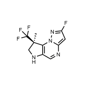 (R)-2-Fluoro-8-methyl-8-(trifluoromethyl)-7,8-dihydro-6H-pyrazolo[1,5-a]pyrrolo[2,3-e]pyrimidine|CS-1344410