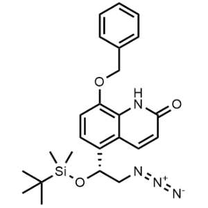 (R)-5-(2-azido-1-((tert-Butyldimethylsilyl)oxy)ethyl)-8-(benzyloxy)quinolin-2(1H)-one|CS-1344411