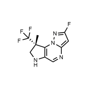 (S)-2-Fluoro-8-methyl-8-(trifluoromethyl)-7,8-dihydro-6H-pyrazolo[1,5-a]pyrrolo[2,3-e]pyrimidine|CS-1344412