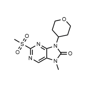 7-Methyl-2-(methylsulfonyl)-9-(tetrahydro-2H-pyran-4-yl)-7,9-dihydro-8H-purin-8-one|CS-1344447