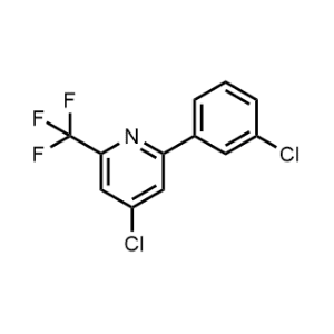 4-Chloro-2-(3-chlorophenyl)-6-(trifluoromethyl)pyridine|CS-1344449