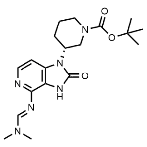 tert-Butyl (R,E)-3-(4-(((dimethylamino)methylene)amino)-2-oxo-2,3-dihydro-1H-imidazo[4,5-c]pyridin-1-yl)piperidine-1-carboxylate|CS-1344467