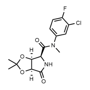 (3aS,4S,6aS)-N-(3-Chloro-4-fluorophenyl)-N,2,2-trimethyl-6-oxotetrahydro-4H-[1,3]dioxolo[4,5-c]pyrrole-4-carboxamide|CS-1344468