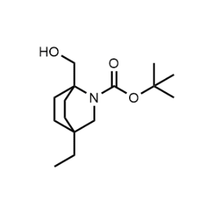 tert-Butyl 4-ethyl-1-(hydroxymethyl)-2-azabicyclo[2.2.2]octane-2-carboxylate|CS-1344795