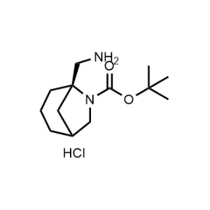 tert-Butyl (5S)-5-(aminomethyl)-6-azabicyclo[3.2.1]octane-6-carboxylate hydrochloride|CS-1344862