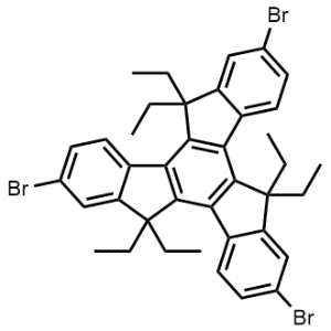 2,7,12-Tribromo-5,5,10,10,15,15-hexaethyl-10,15-dihydro-5H-diindeno[1,2-a:1',2'-c]fluorene|CS-1344932