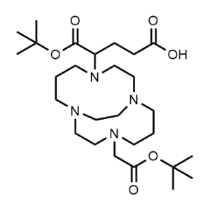 5-(tert-Butoxy)-4-(11-(2-(tert-butoxy)-2-oxoethyl)-1,4,8,11-tetraazabicyclo[6.6.2]hexadecan-4-yl)-5-oxopentanoic acid|CS-1344998