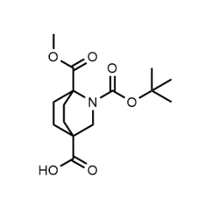 2-(tert-Butoxycarbonyl)-1-(methoxycarbonyl)-2-azabicyclo[2.2.2]octane-4-carboxylic acid|CS-1345390