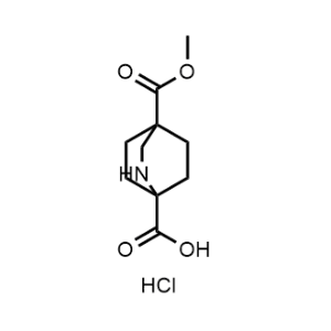 4-(Methoxycarbonyl)-2-azabicyclo[2.2.2]octane-1-carboxylic acid hydrochloride|CS-1345395