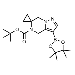 tert-Butyl 3'-(4,4,5,5-tetramethyl-1,3,2-dioxaborolan-2-yl)-7'H-spiro[cyclopropane-1,6'-pyrazolo[1,5-a]pyrazine]-5'(4'H)-carboxylate|CS-1345460