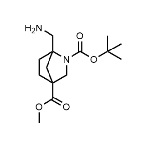 2-(tert-Butyl) 4-methyl 1-(aminomethyl)-2-azabicyclo[2.2.1]heptane-2,4-dicarboxylate|CS-1345618