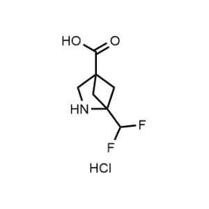 1-(Difluoromethyl)-2-azabicyclo[2.1.1]hexane-4-carboxylic acid hydrochloride|CS-1345624