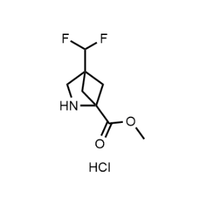 Methyl 4-(difluoromethyl)-2-azabicyclo[2.1.1]hexane-1-carboxylate hydrochloride|CS-1345644