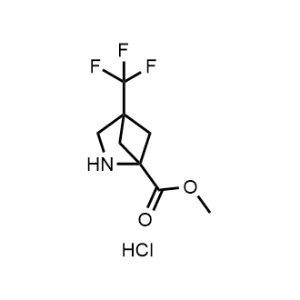Methyl 4-(trifluoromethyl)-2-azabicyclo[2.1.1]hexane-1-carboxylate hydrochloride|CS-1345645