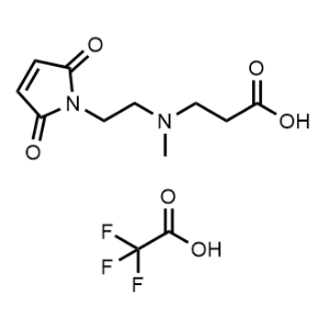 2,2,2-Trifluoroacetic acid compound with 3-((2-(2,5-dioxo-2,5-dihydro-1H-pyrrol-1-yl)ethyl)(methyl)amino)propanoic acid 1:1|CS-1345763