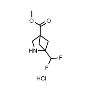 Methyl 1-(difluoromethyl)-2-azabicyclo[2.1.1]hexane-4-carboxylate hydrochloride|CS-1345776
