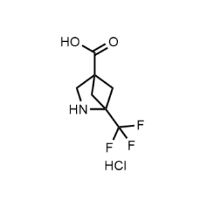1-(Trifluoromethyl)-2-azabicyclo[2.1.1]hexane-4-carboxylic acid hydrochloride|CS-1345777