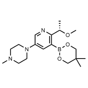 (S)-1-(5-(5,5-Dimethyl-1,3,2-dioxaborinan-2-yl)-6-(1-methoxyethyl)pyridin-3-yl)-4-methylpiperazine|CS-1345787