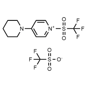 4-(Piperidin-1-yl)-1-((trifluoromethyl)sulfonyl)pyridin-1-ium trifluoromethanesulfonate|CS-1345807