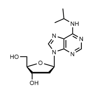 (2R,3S,5R)-2-(Hydroxymethyl)-5-(6-(isopropylamino)-9H-purin-9-yl)tetrahydrofuran-3-ol|CS-1345892