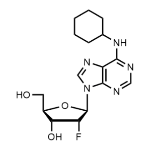 (2R,3R,4R,5R)-5-(6-(Cyclohexylamino)-9H-purin-9-yl)-4-fluoro-2-(hydroxymethyl)tetrahydrofuran-3-ol|CS-1345906