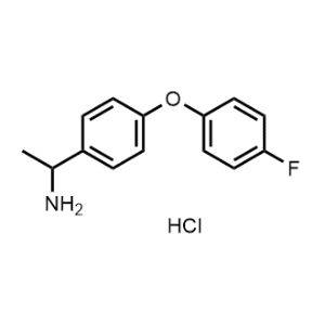 1-(4-(4-Fluorophenoxy)phenyl)ethan-1-amine hydrochloride|CS-1346069