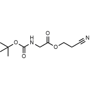 2-Cyanoethyl (tert-butoxycarbonyl)glycinate|CS-1346110