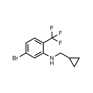 5-Bromo-N-(cyclopropylmethyl)-2-(trifluoromethyl)aniline|CS-1346113