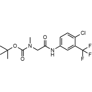 tert-Butyl (2-((4-chloro-3-(trifluoromethyl)phenyl)amino)-2-oxoethyl)(methyl)carbamate|CS-1346151