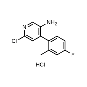 6-Chloro-4-(4-fluoro-2-methylphenyl)pyridin-3-amine hydrochloride|CS-1346157