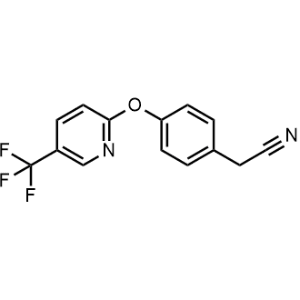 2-(4-((5-(Trifluoromethyl)pyridin-2-yl)oxy)phenyl)acetonitrile|CS-1346174