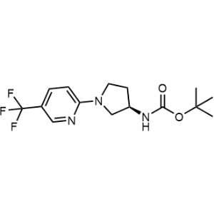 tert-Butyl (R)-(1-(5-(trifluoromethyl)pyridin-2-yl)pyrrolidin-3-yl)carbamate|CS-1346195