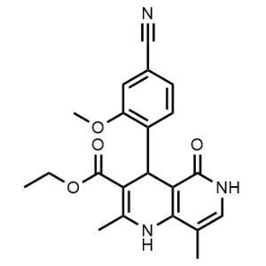 Ethyl 4-(4-cyano-2-methoxyphenyl)-2,8-dimethyl-5-oxo-1,4,5,6-tetrahydro-1,6-naphthyridine-3-carboxylate Finerenone impurity|CS-1346210
