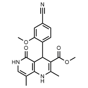 Methyl 4-(4-cyano-2-methoxyphenyl)-2,8-dimethyl-5-oxo-1,4,5,6-tetrahydro-1,6-naphthyridine-3-carboxylate Finerenone impurity|CS-1346225