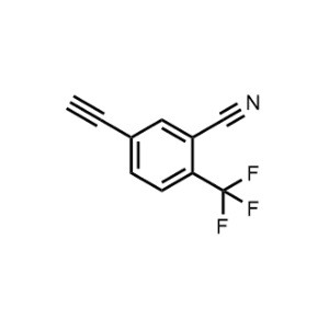 5-Ethynyl-2-(trifluoromethyl)benzonitrile|CS-1346228