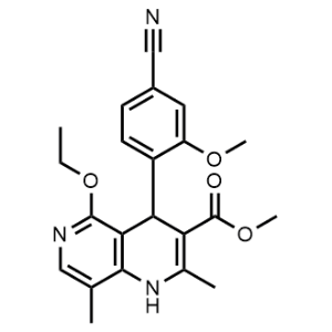 Methyl 4-(4-cyano-2-methoxyphenyl)-5-ethoxy-2,8-dimethyl-1,4-dihydro-1,6-naphthyridine-3-carboxylate Finerenone impurity|CS-1346266