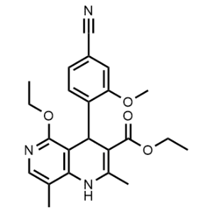 Ethyl 4-(4-cyano-2-methoxyphenyl)-5-ethoxy-2,8-dimethyl-1,4-dihydro-1,6-naphthyridine-3-carboxylate Finerenone impurity|CS-1346267