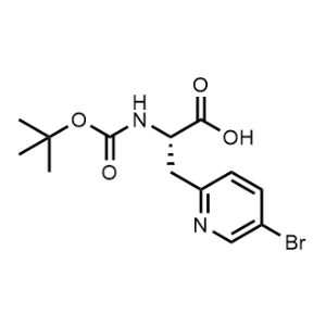 (S)-3-(5-Bromopyridin-2-yl)-2-((tert-butoxycarbonyl)amino)propanoic acid|CS-1346352