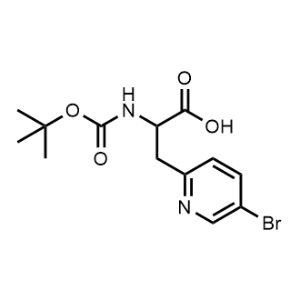3-(5-Bromopyridin-2-yl)-2-((tert-butoxycarbonyl)amino)propanoic acid|CS-1346355