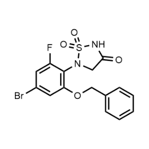5-(2-(Benzyloxy)-4-bromo-6-fluorophenyl)-1,2,5-thiadiazolidin-3-one 1,1-dioxide|CS-1346360