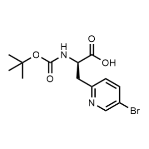 (R)-3-(5-Bromopyridin-2-yl)-2-((tert-butoxycarbonyl)amino)propanoic acid|CS-1346362